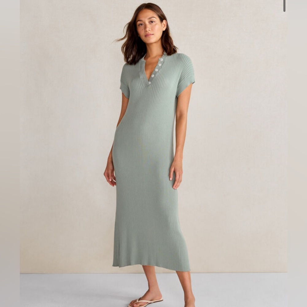 Aria Varley Knit Midi Dress